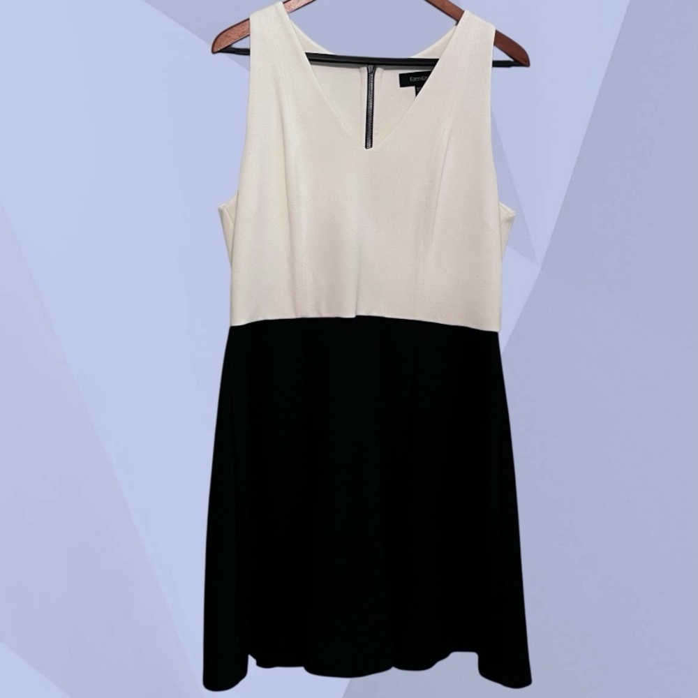 Karen Kane Women’s A-Line Dress—Size XL -Cream & Black